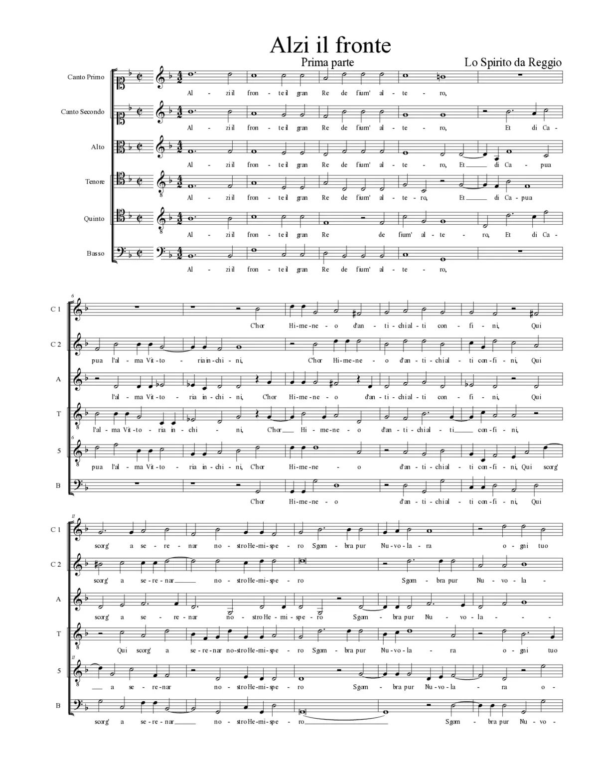 Alzi il fronte - Page 1