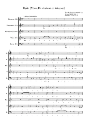 Kyrie (En douleur en tristesse)
