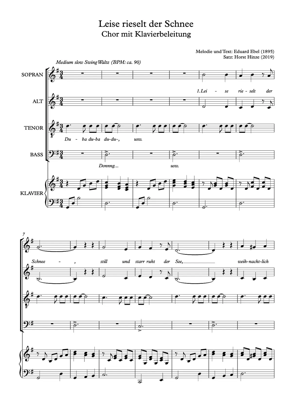 Leise rieselt der Schnee - Page 1
