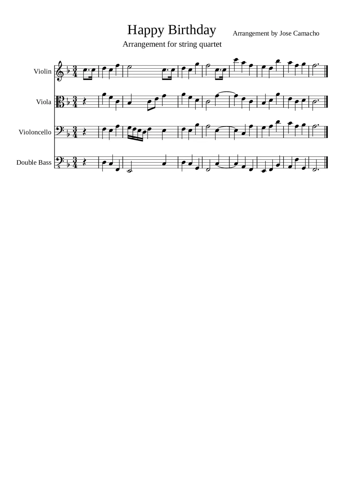 Happy Birthday to You - Page 1