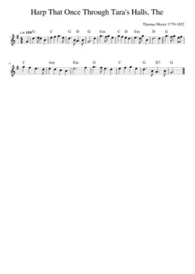 The Harp That Once Through Tara's Halls