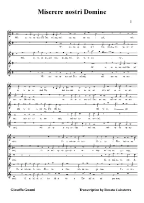 Miserere nostri Domine
