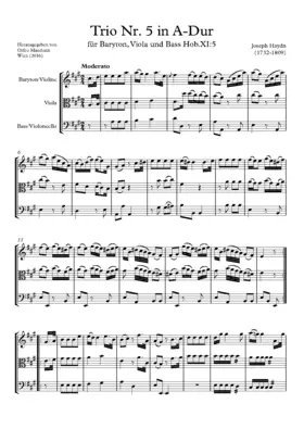 Baryton Trio in A major