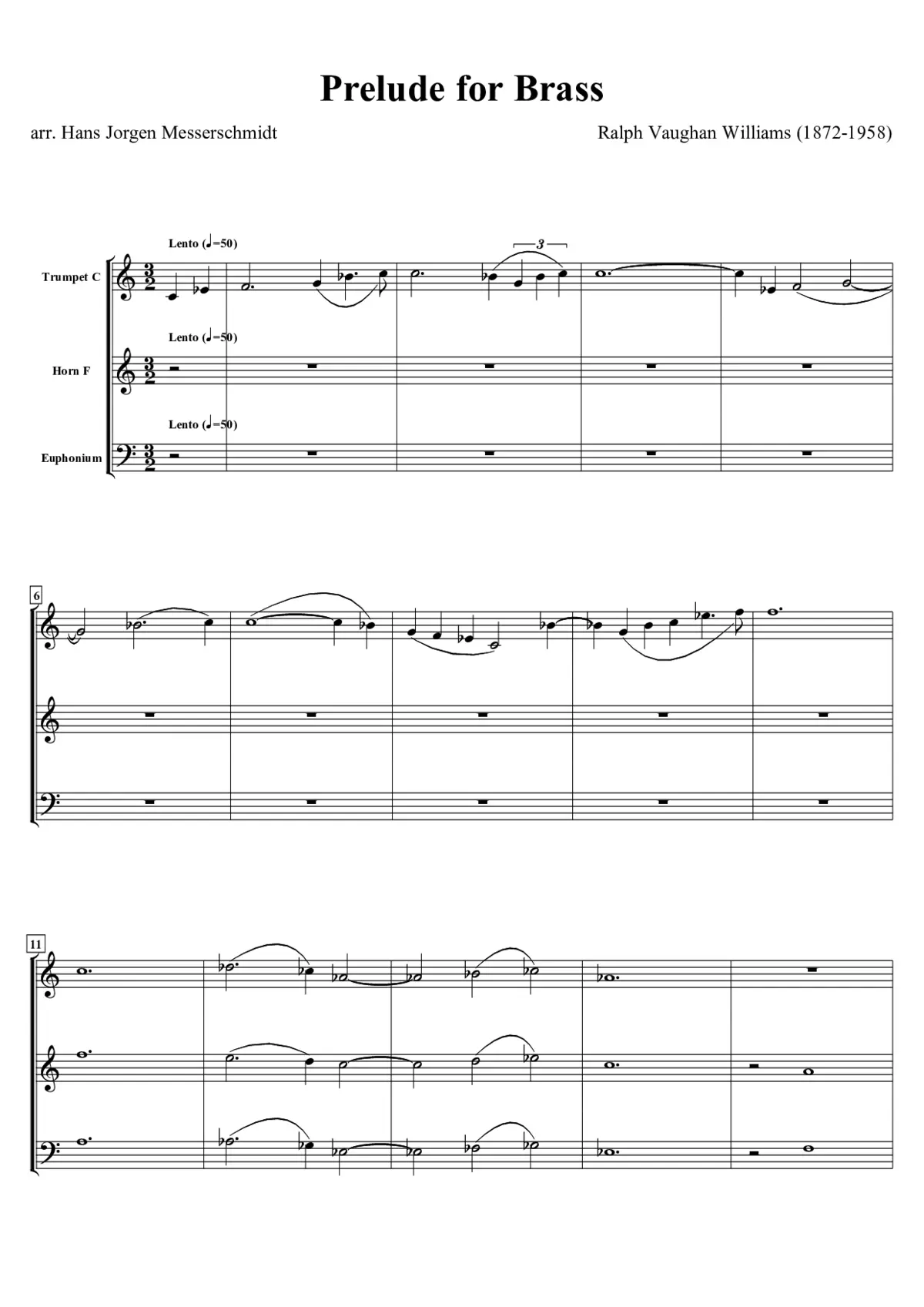 Prelude for Brass - Page 1