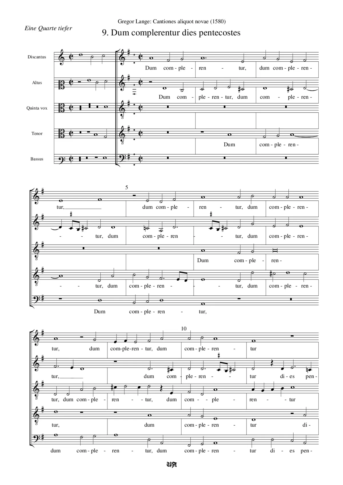 Dum complerentur dies pentecostes - Page 1