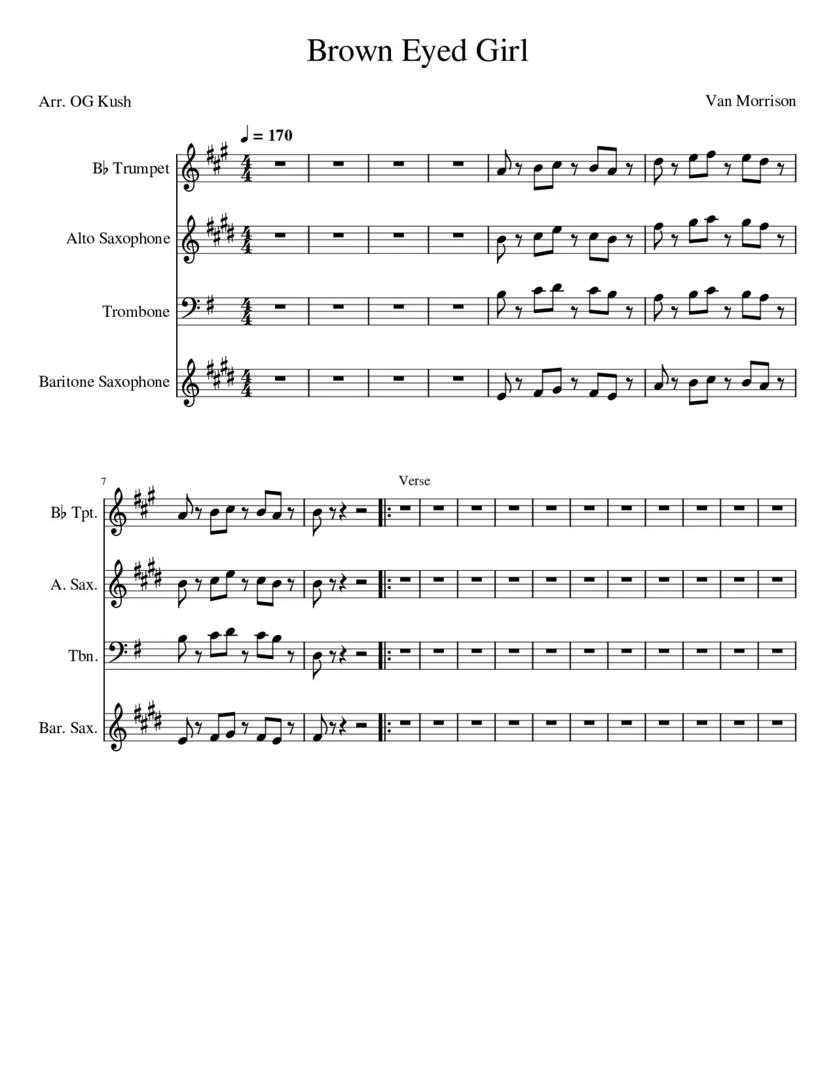 brown eyed girl - Page 1