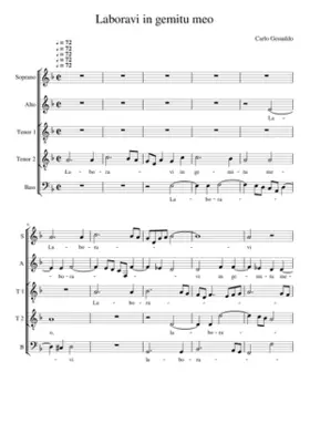 Laboravi in gemitu meo