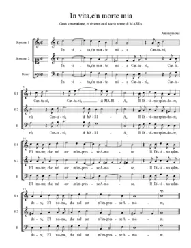 In vita,e'n morte mia