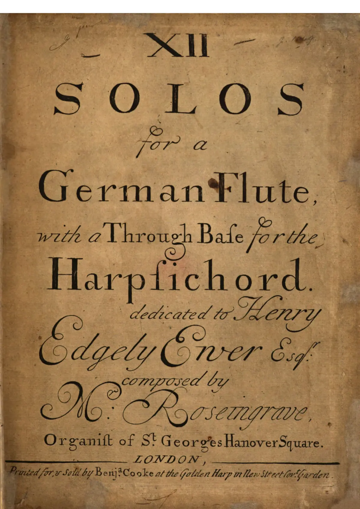 12 Flute Sonatas - Page 1