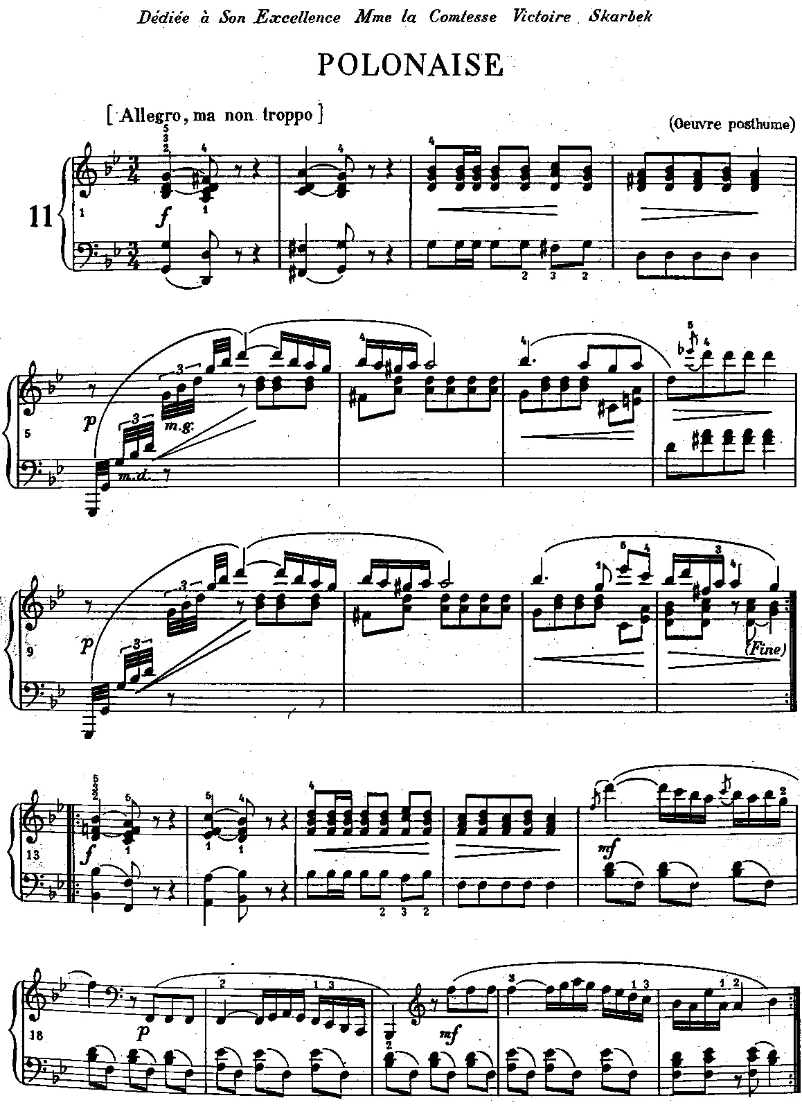 Polonaise in G minor - Page 1