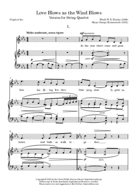 Love Blows as the Wind Blows