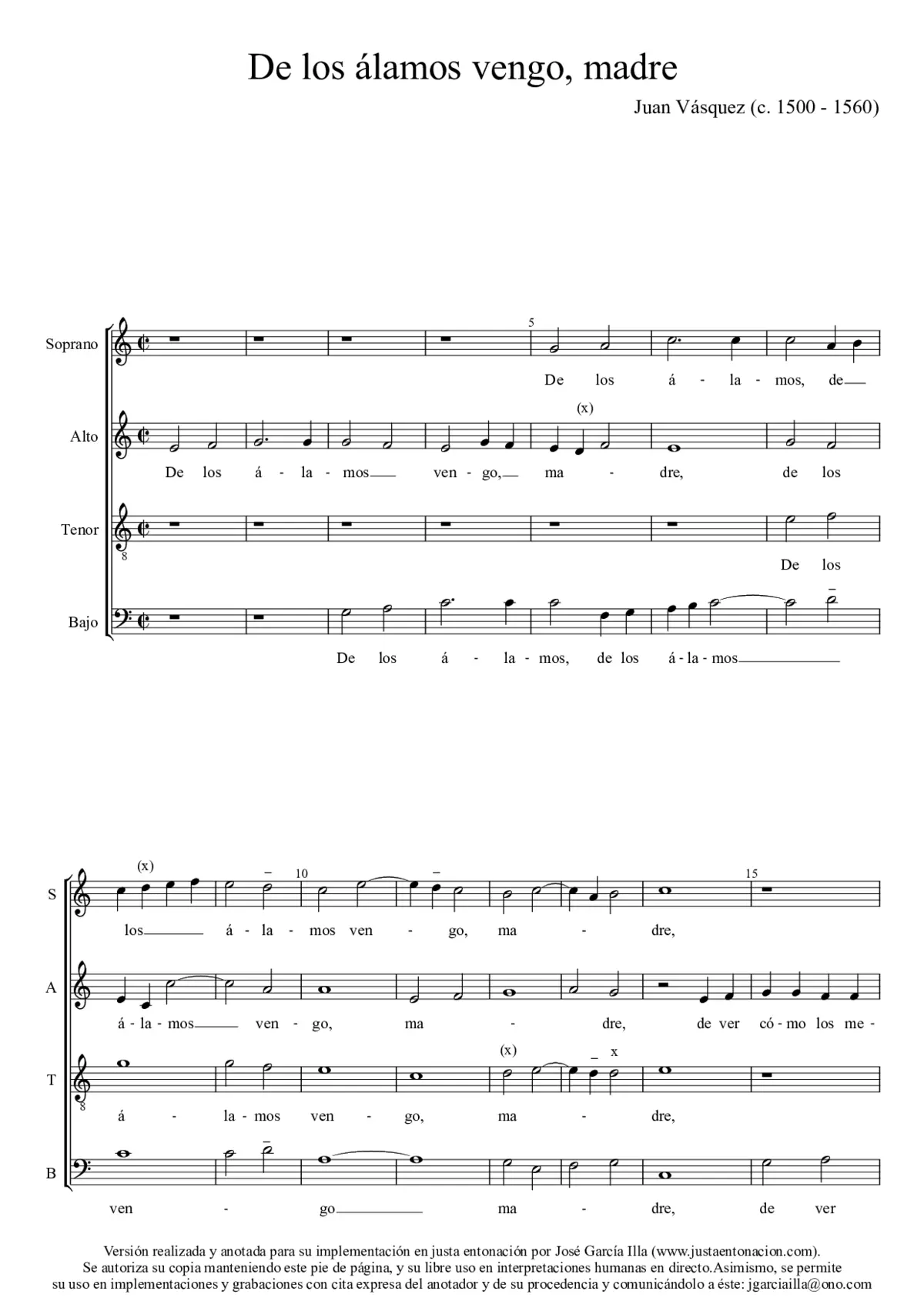 De los álamos - Page 1