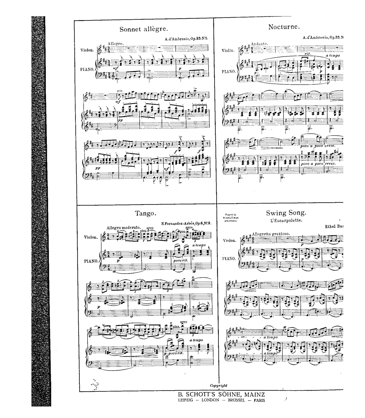 2 Trios Faciles, Op.16 - Page 1