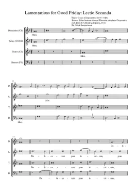 Lamentations for Good Friday, Lesson Two