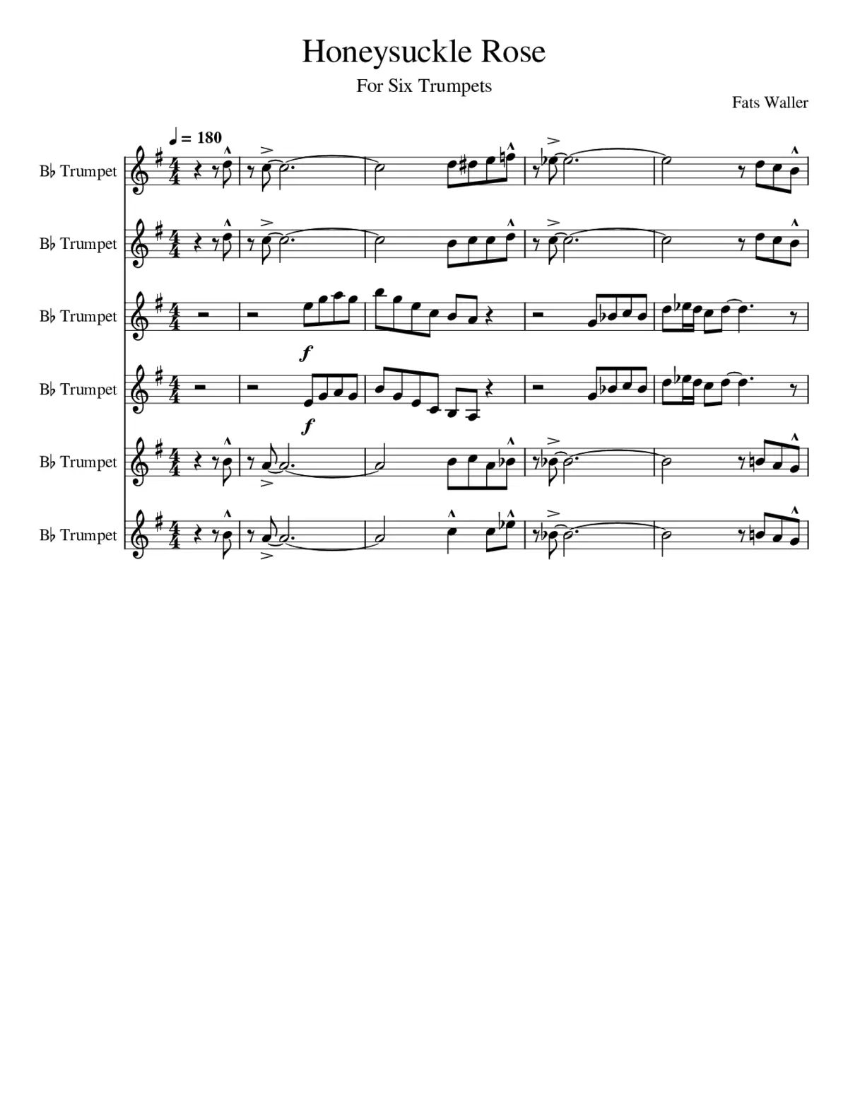 honeysuckle rose - Page 1