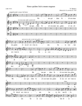 Homo quidam fecit coenam magnam