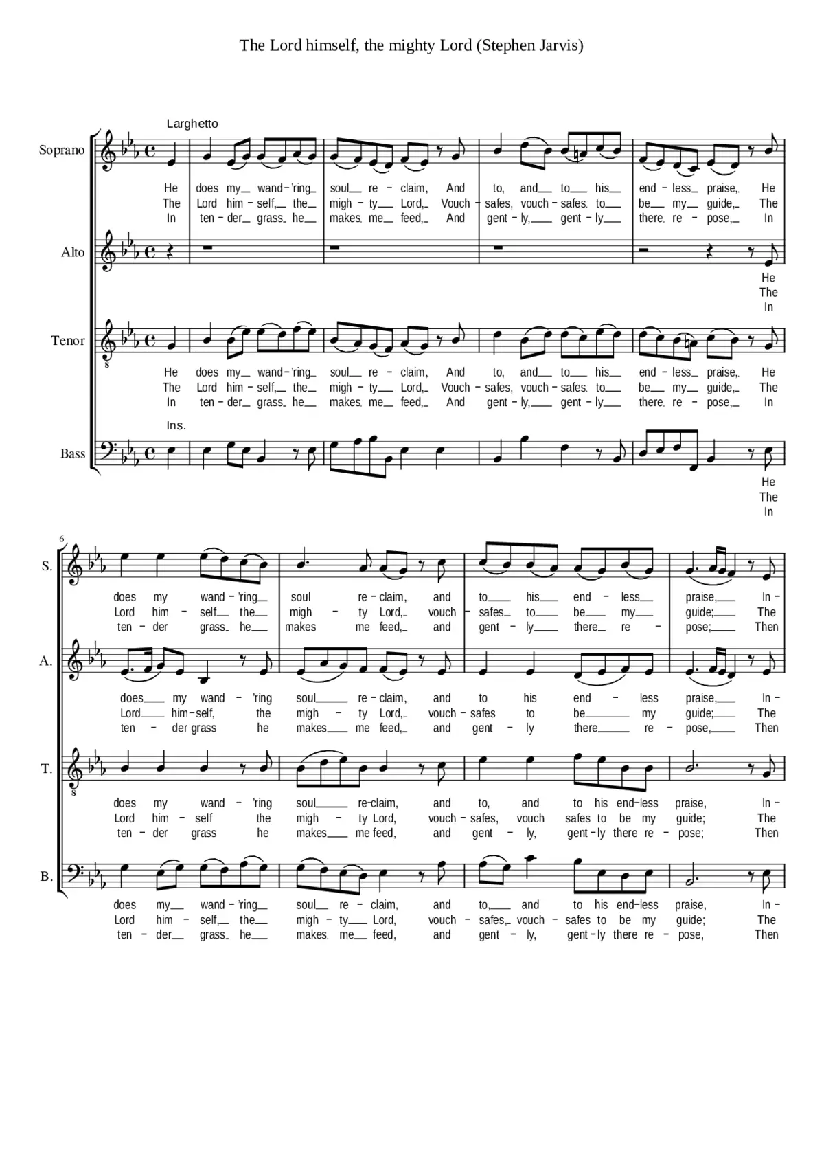 The Lord himself the mighty Lord - Page 1