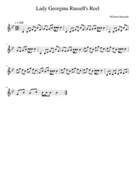 Lady Georgina Russell's Reel