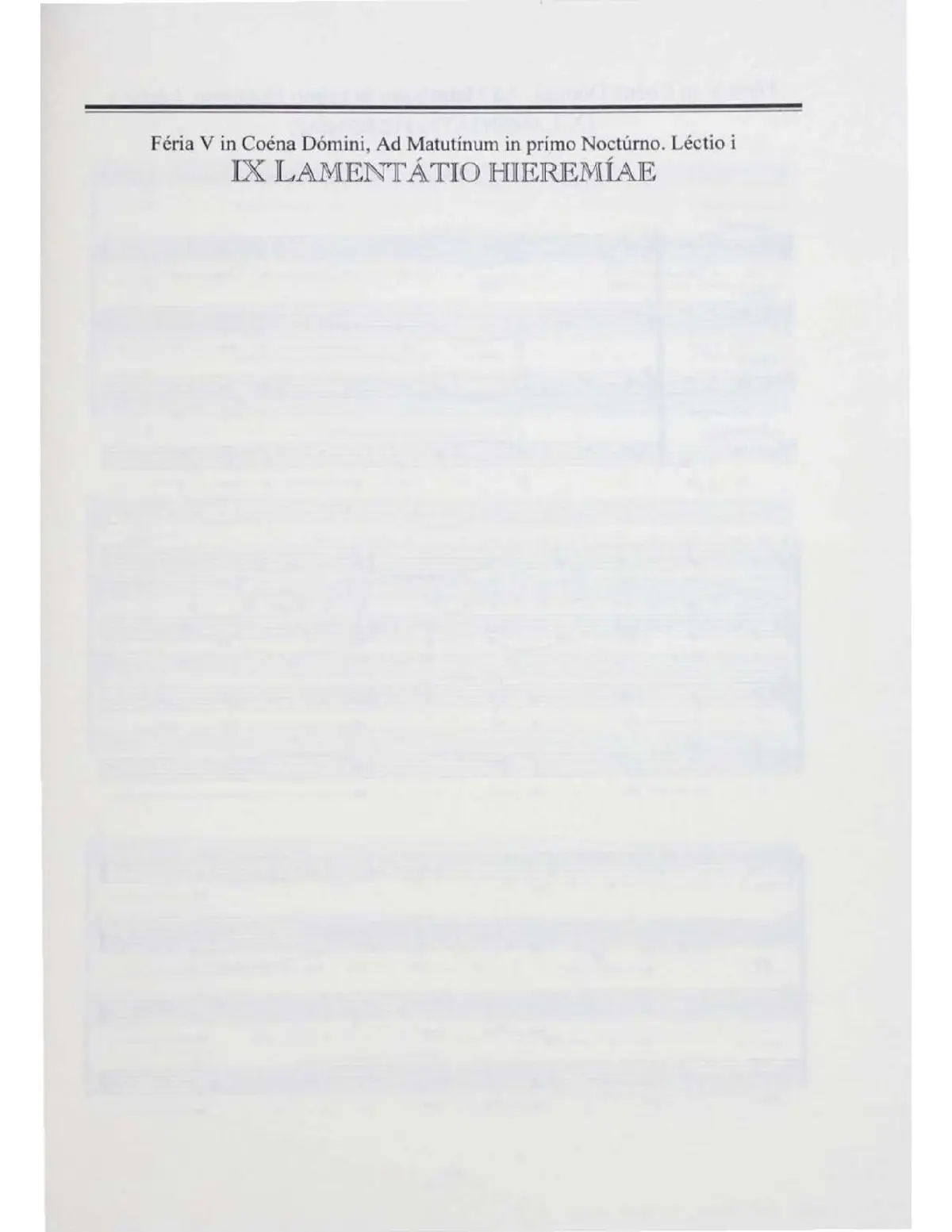 Lamentatio Hieremiae - Page 1