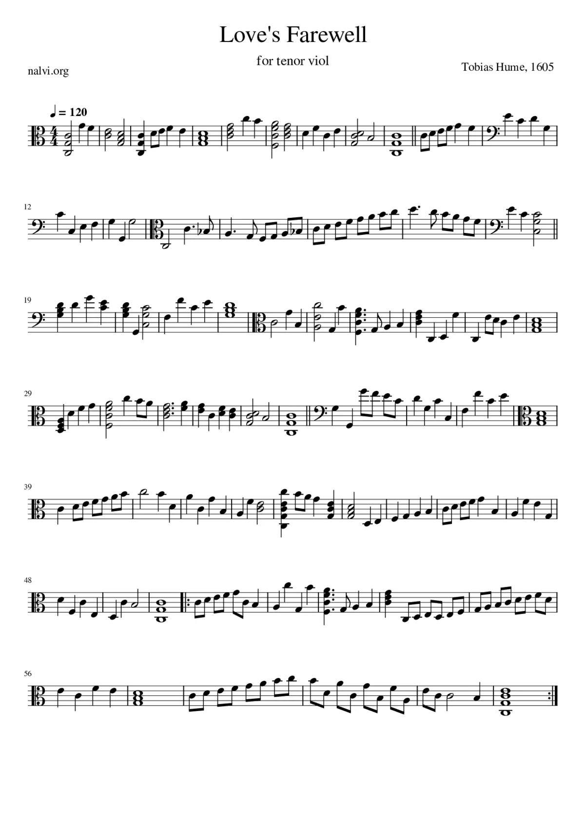 Love's Farewell - Page 1