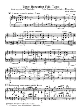 3 Magyar népdal