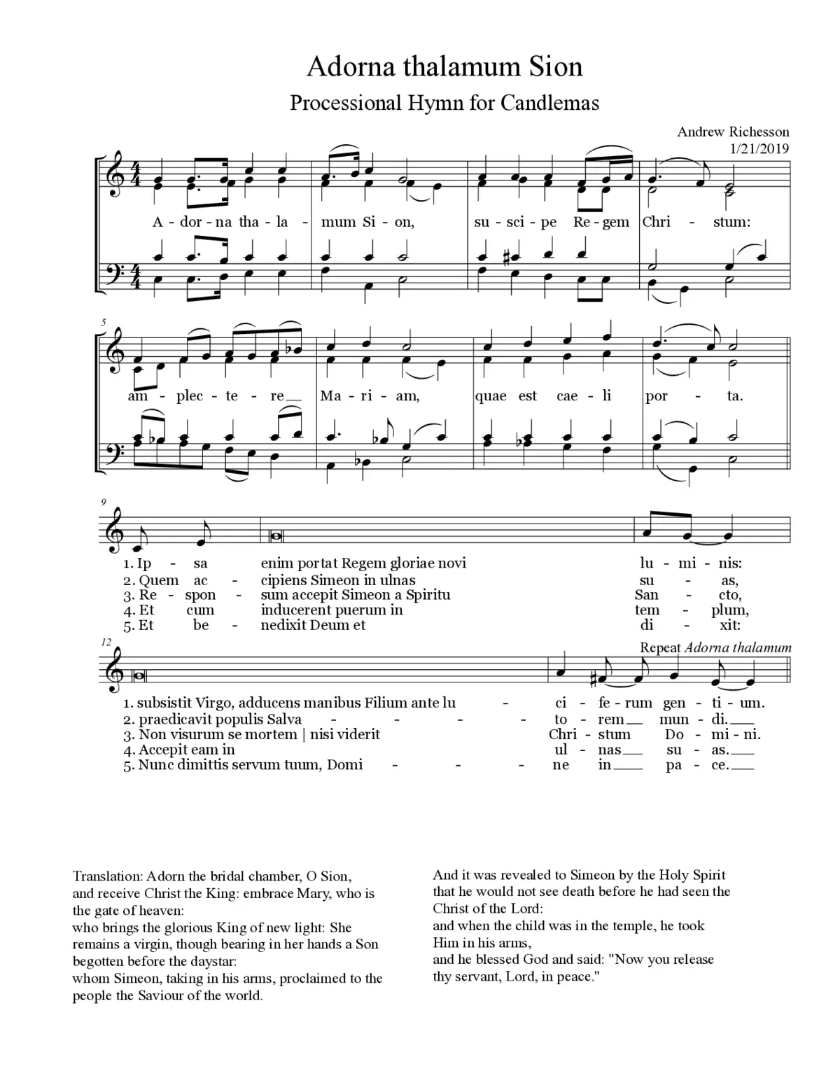 Adorna Thalamum - Page 1