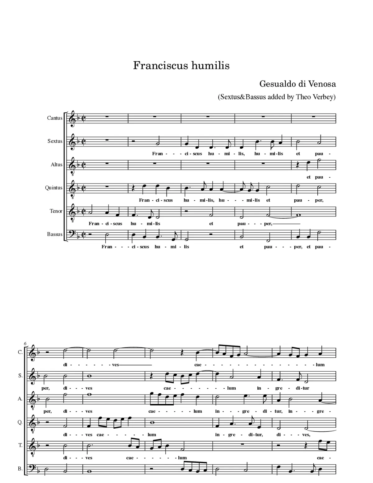 Franciscus humilis - Page 1