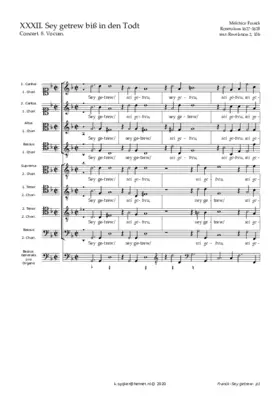 Sei getreu bis in den Tod