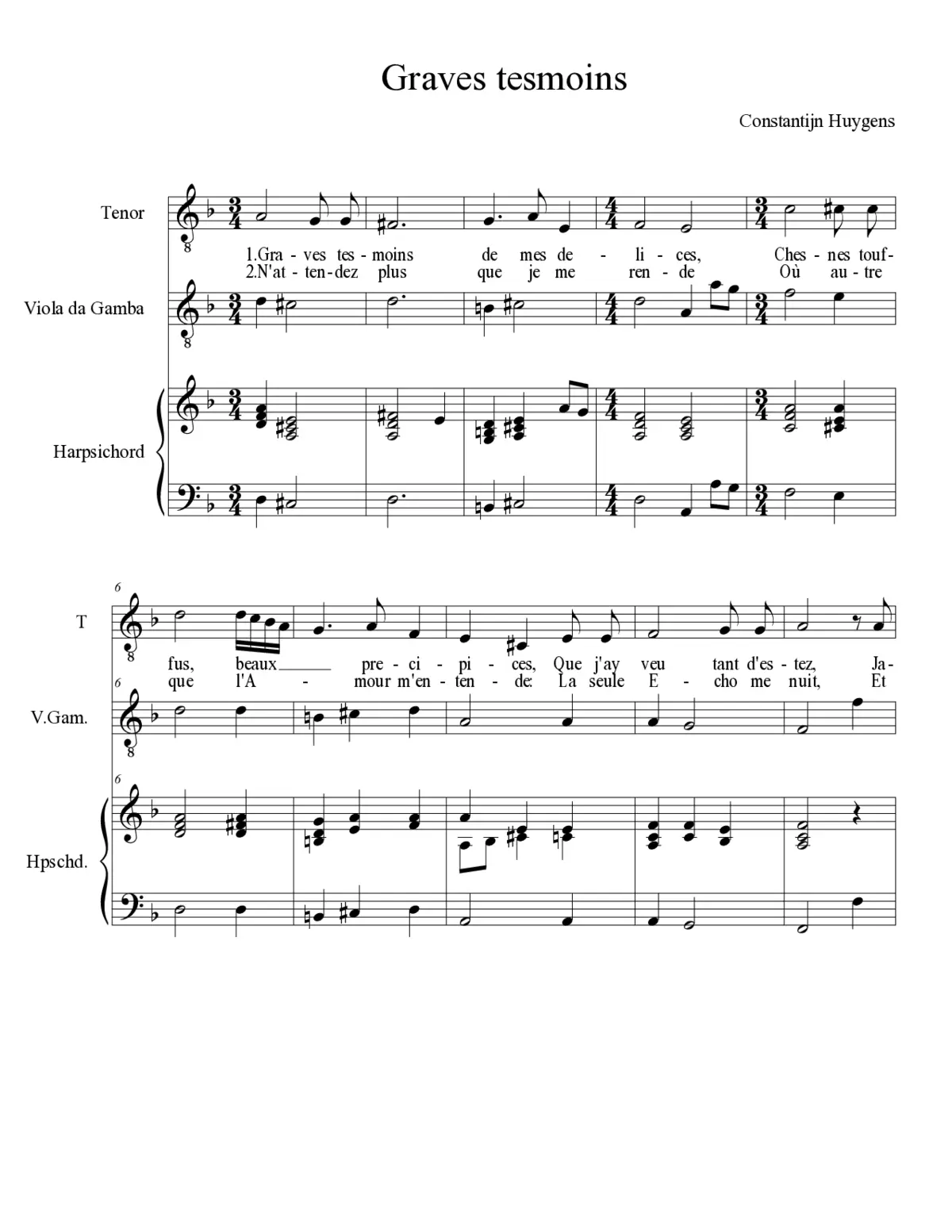 Graves tesmoins - Page 1
