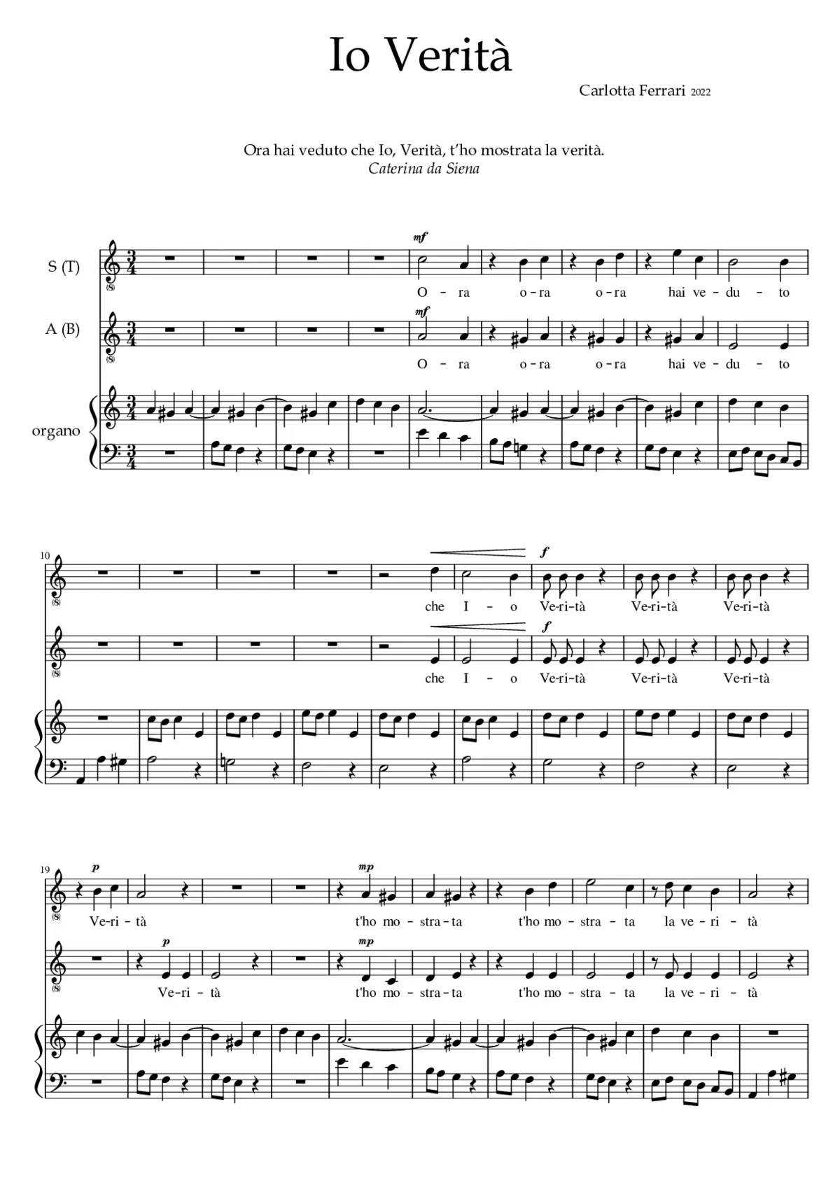 Io Verità - Page 1
