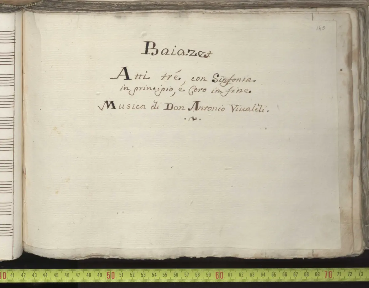 Il Bajazet ; Il Tamerlano - Page 1
