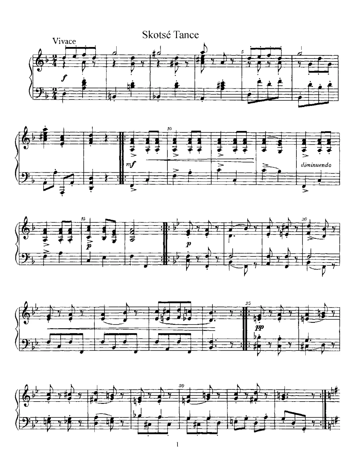 Scottish Dances - Page 1