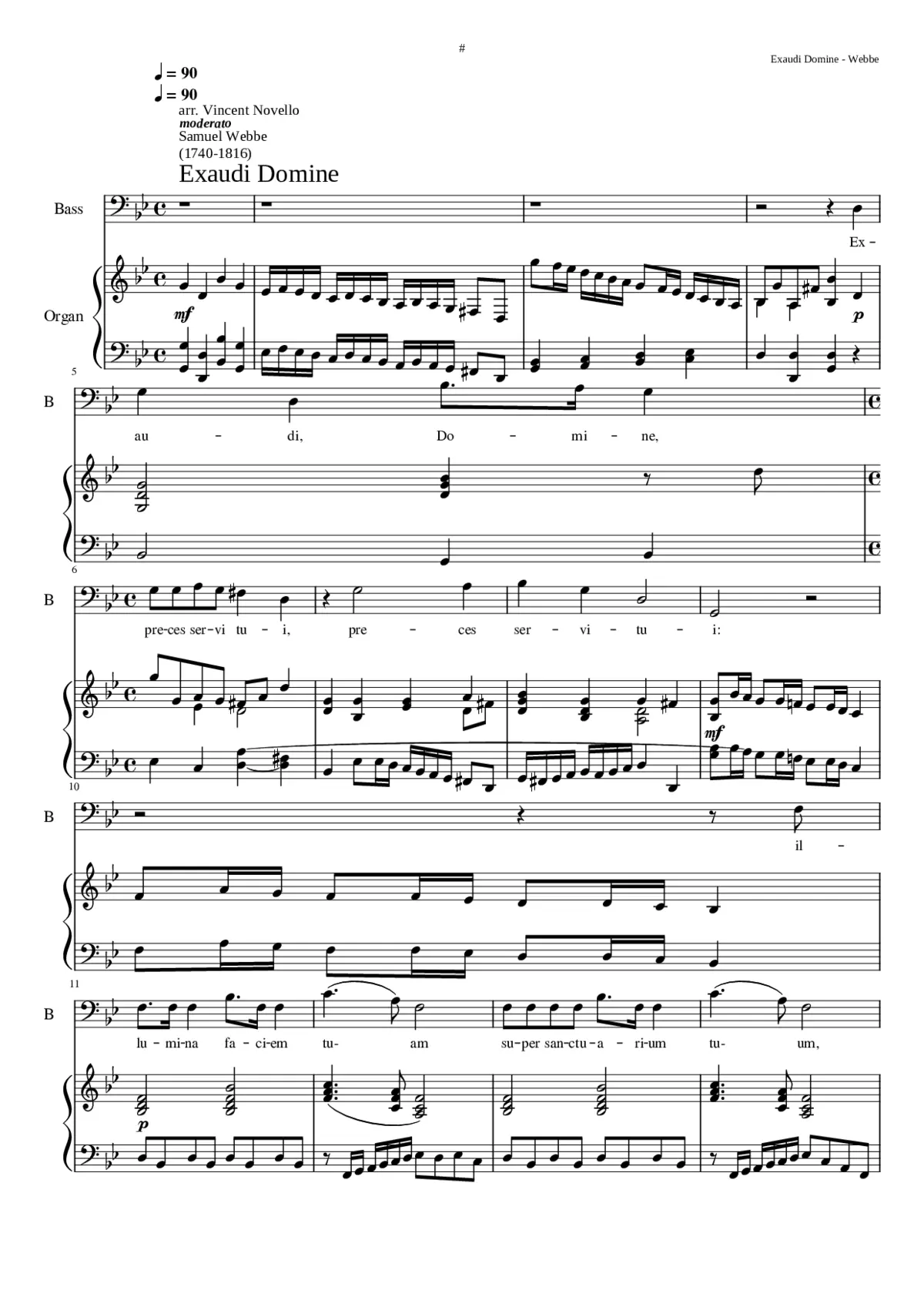 Exaudi Domine - Page 1