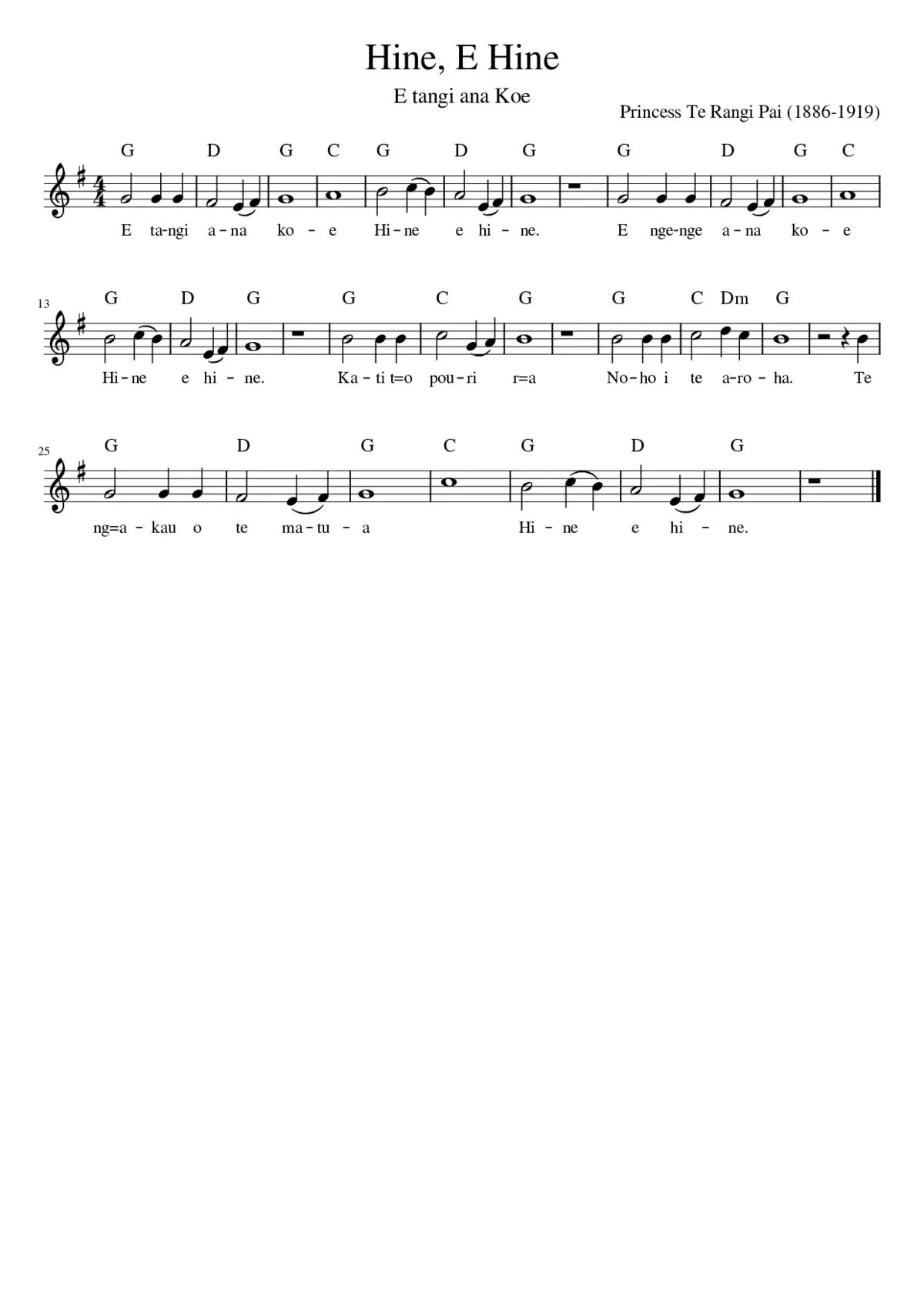 Hine E Hine - Page 1