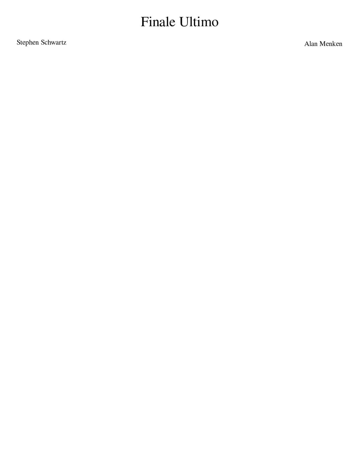 Finale Ultimo - Page 1