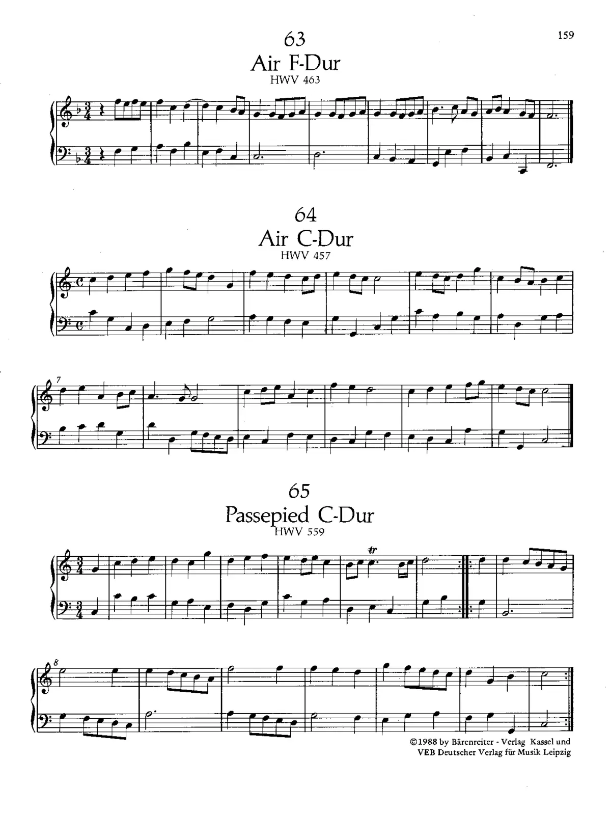 Air in C major - Page 1