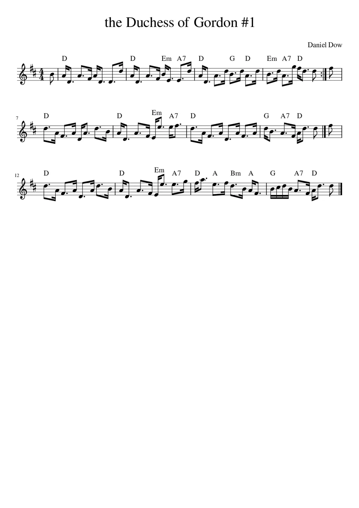 the Duchess of Gordon 1 - Page 1