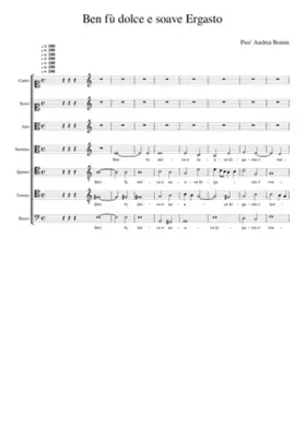 Ben fù dolce e soave Ergasto