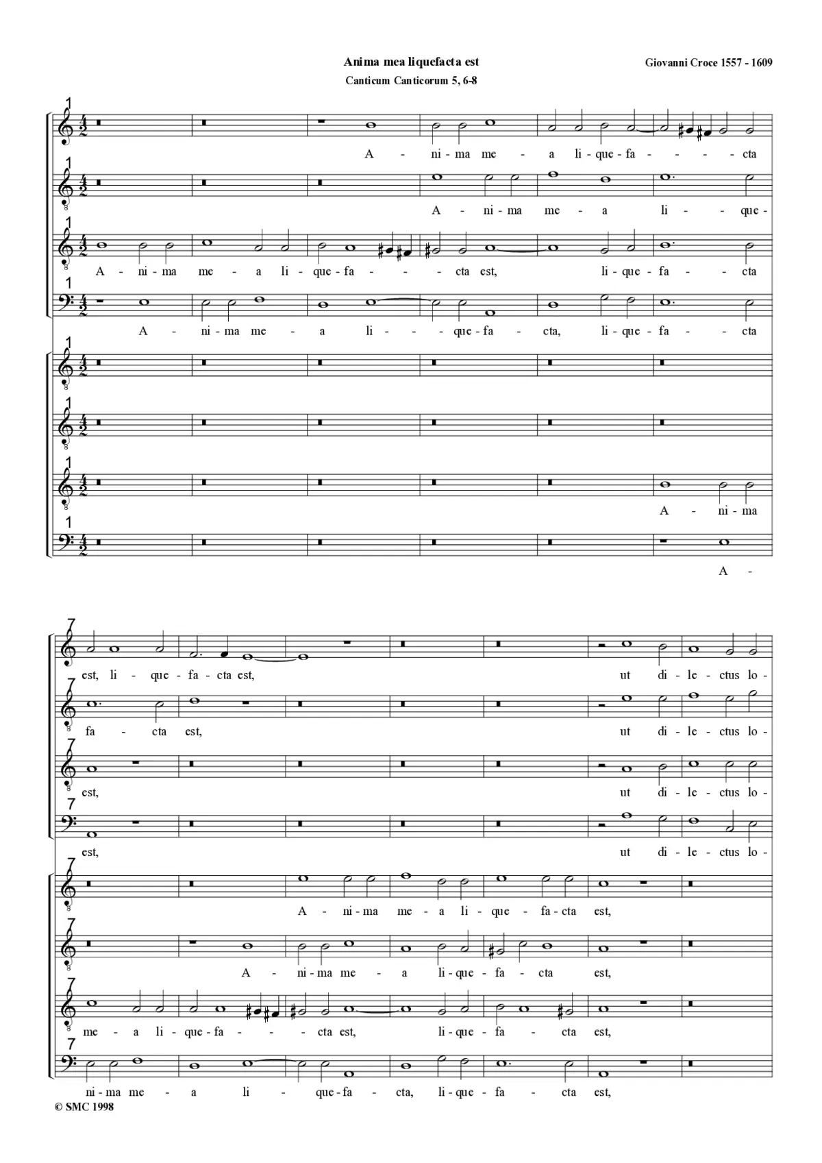 Anima mea liquefacta est - Page 1