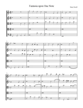 Fantasia upon One Note