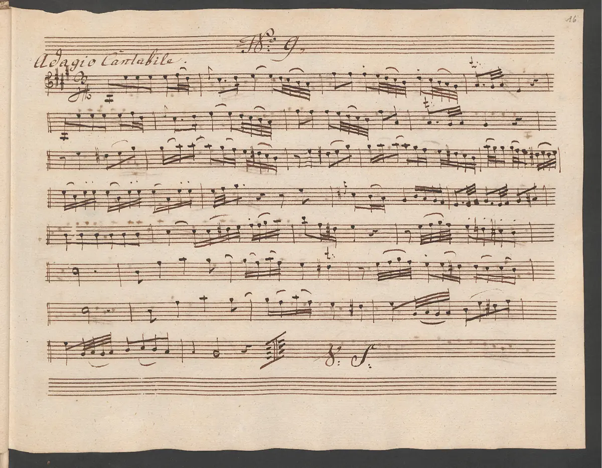 Baryton Trio in A major - Page 1