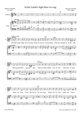 At the Lamb's high feast we sing