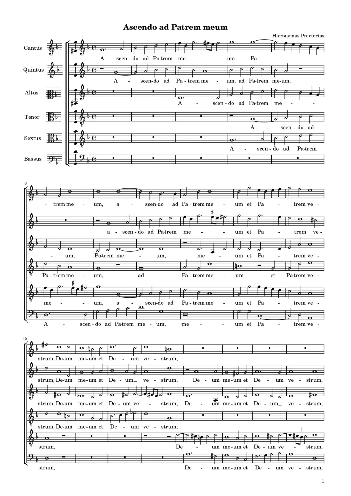 Ascendo ad Patrem meum - Page 1
