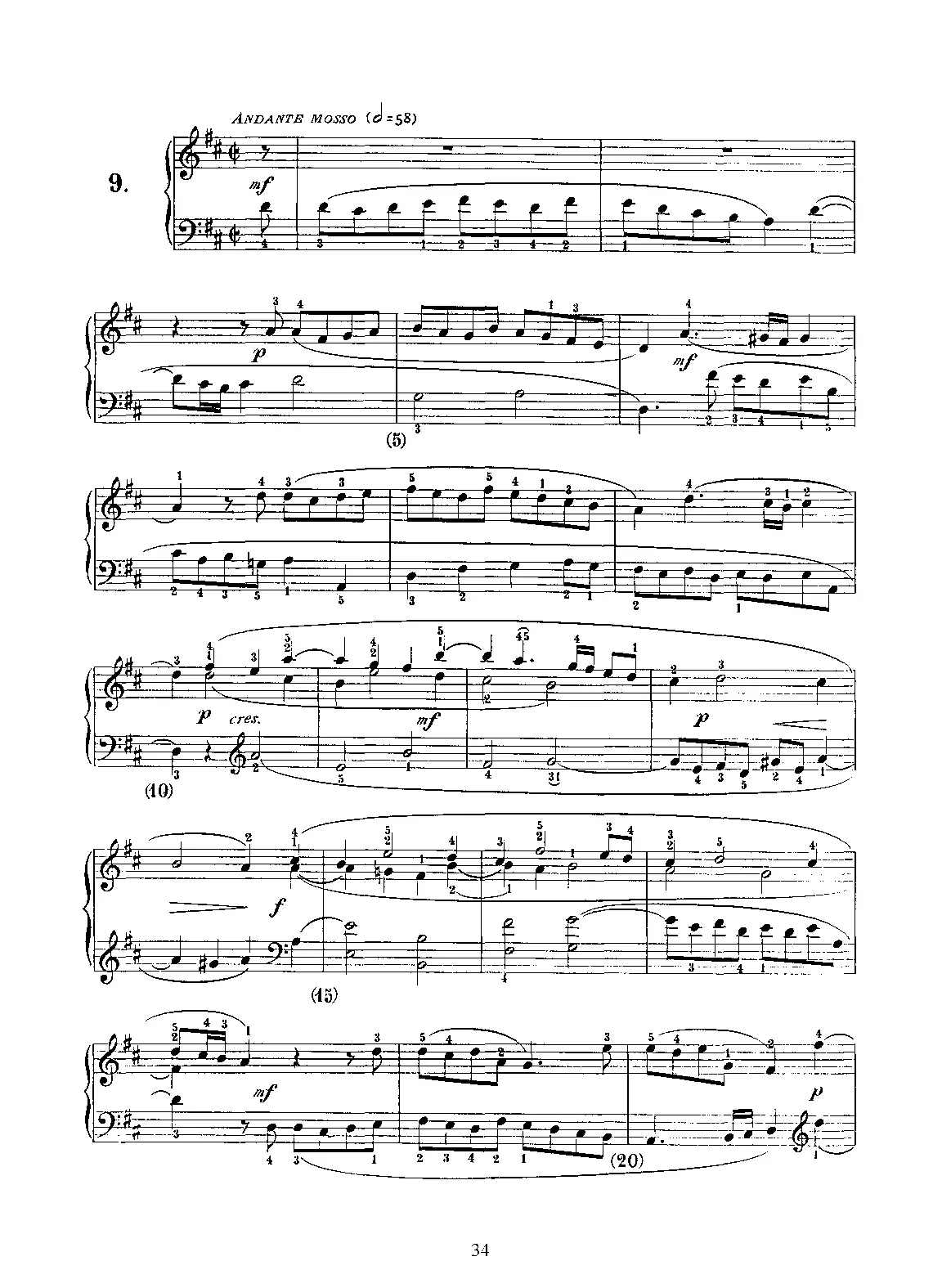 Keyboard Sonata in D major - Page 1