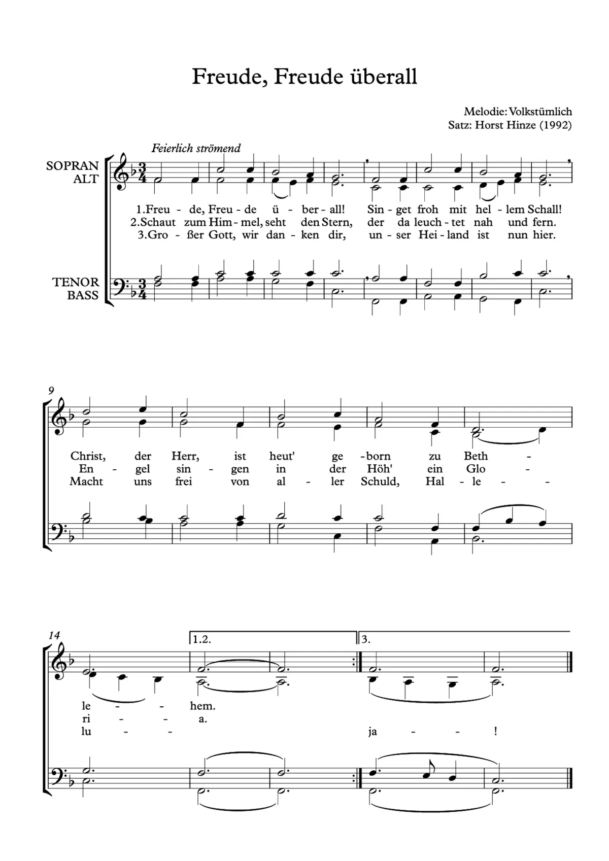 Freude, Freude überall - Page 1