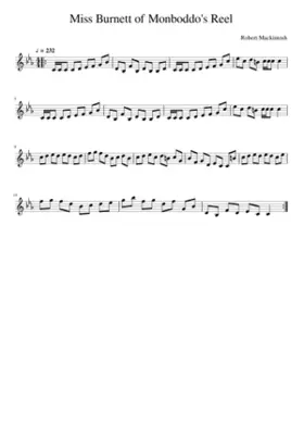 Miss Burnett of Monboddo's Reel