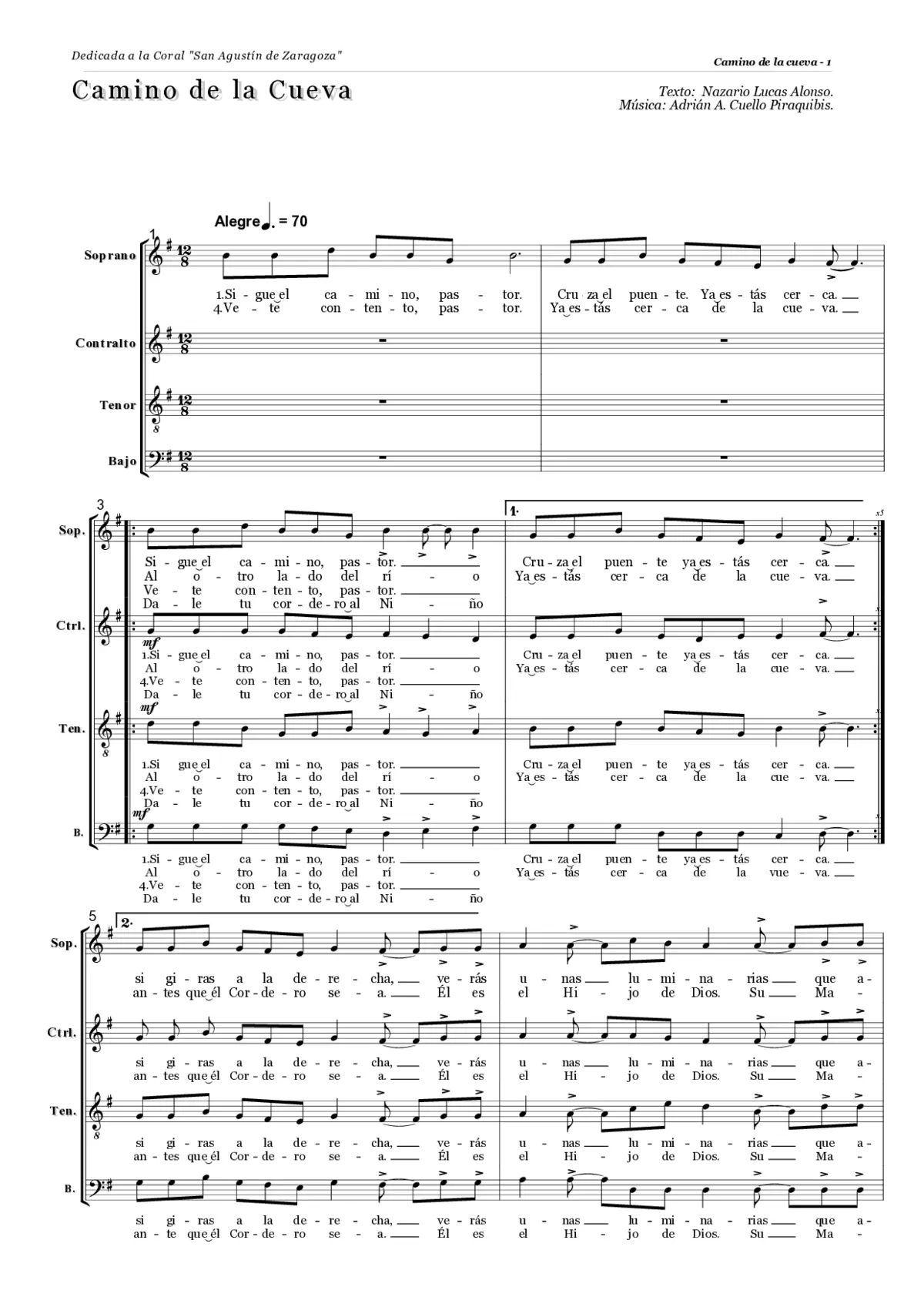 Camino de la Cueva de Belén - Page 1