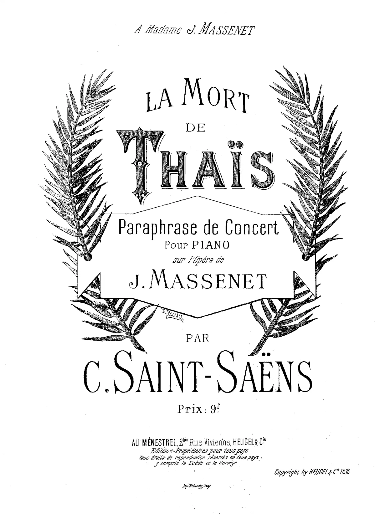 La mort de Thaïs - Page 1