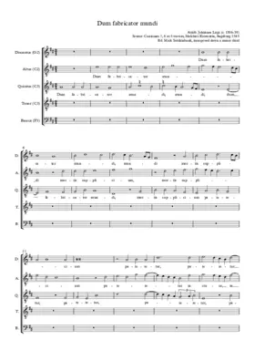 Dum fabricator mundi