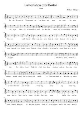 Lamentation over Boston